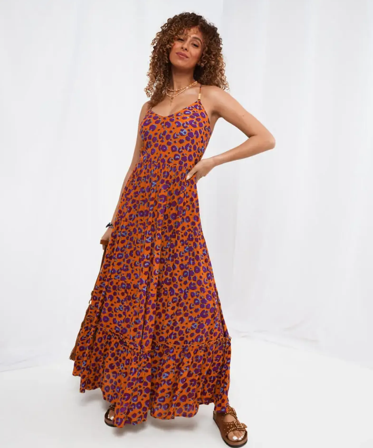 Animal Brights Beach Dress