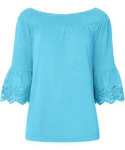Bardot Broderie Top