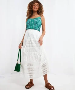 Beautiful Lace Maxi Skirt