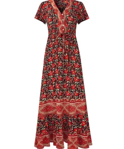 Boho Babe Border Print Dress