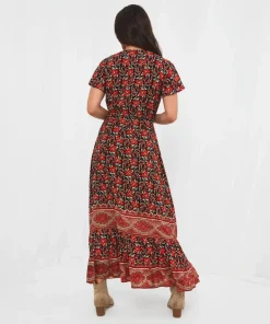 Boho Babe Border Print Dress