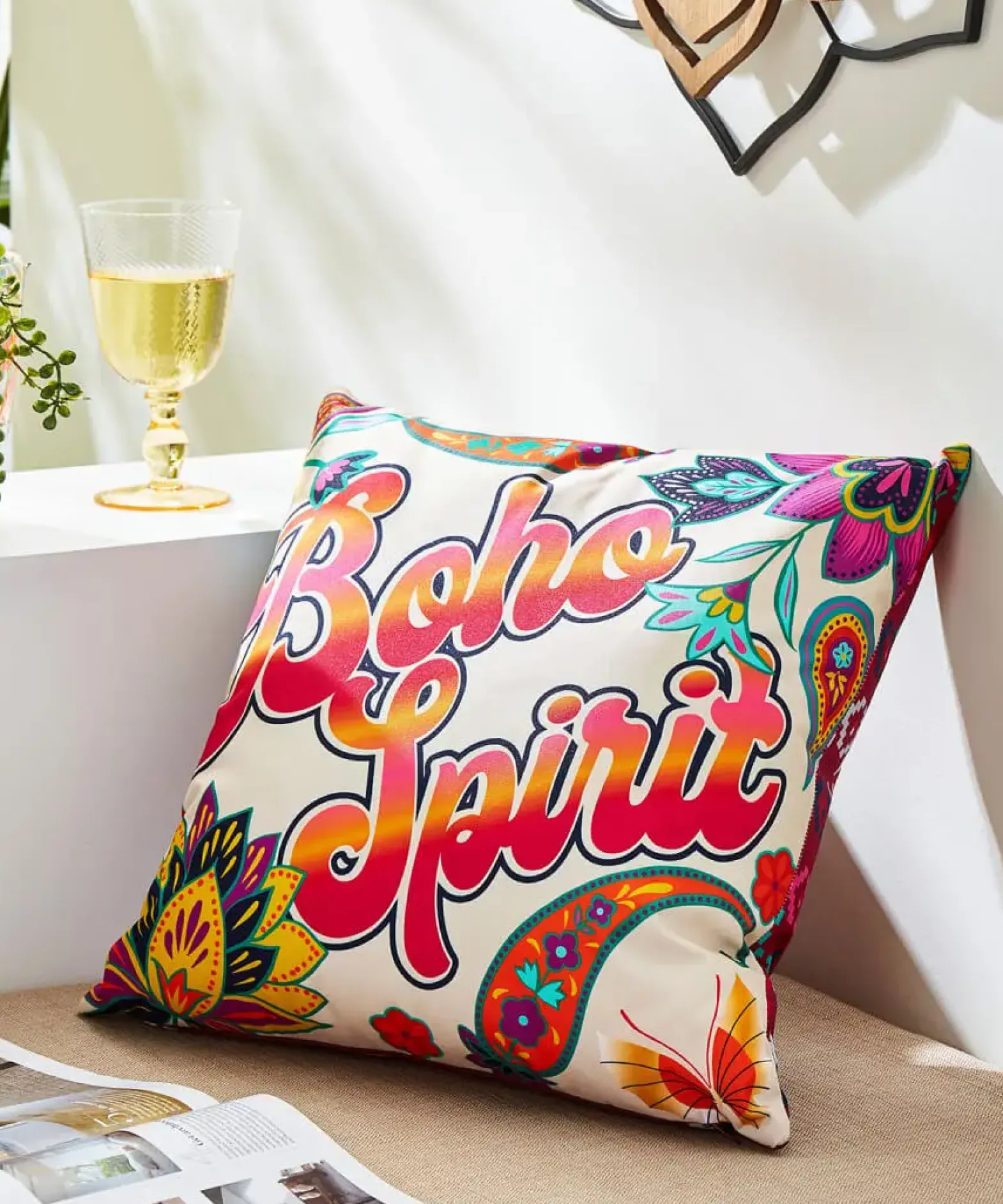 Boho Spirit Reversible Outdoor Cushion