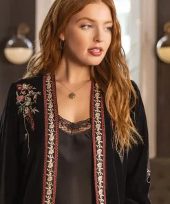 Boutique Embroidered Kimono