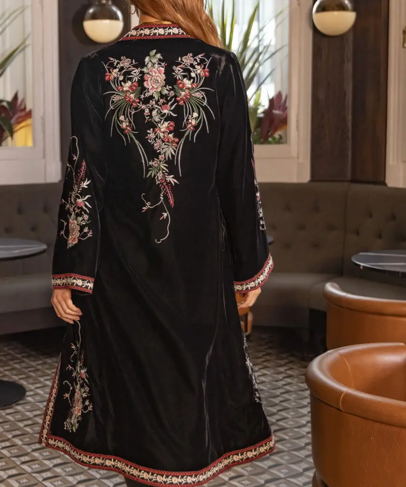 Boutique Embroidered Kimono