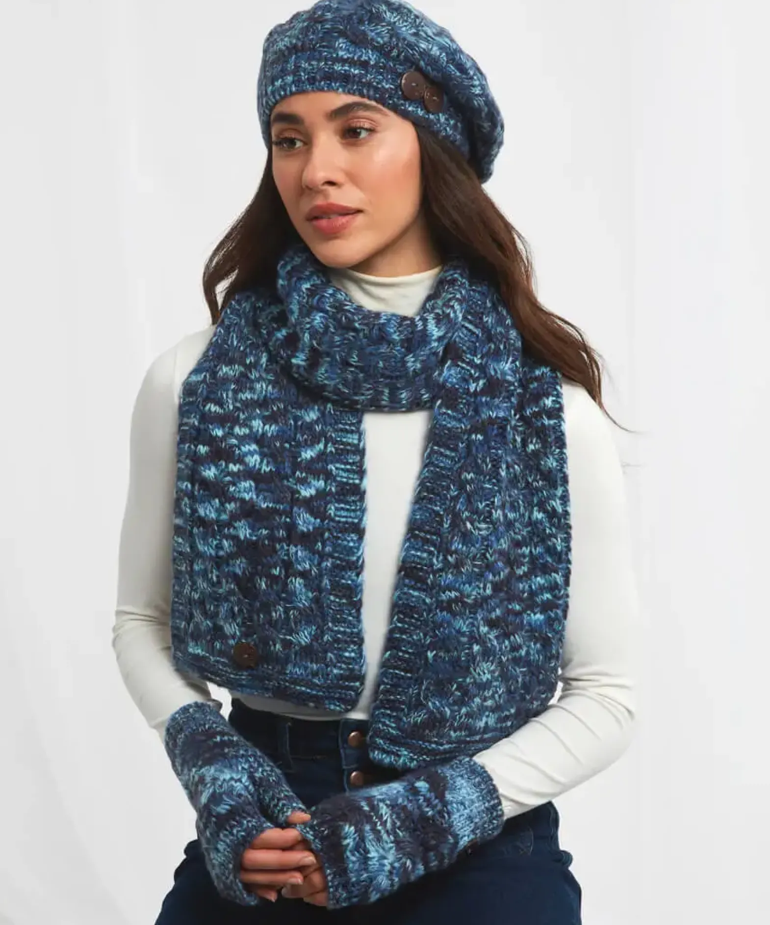 Breezy Day Space Dye Mitts