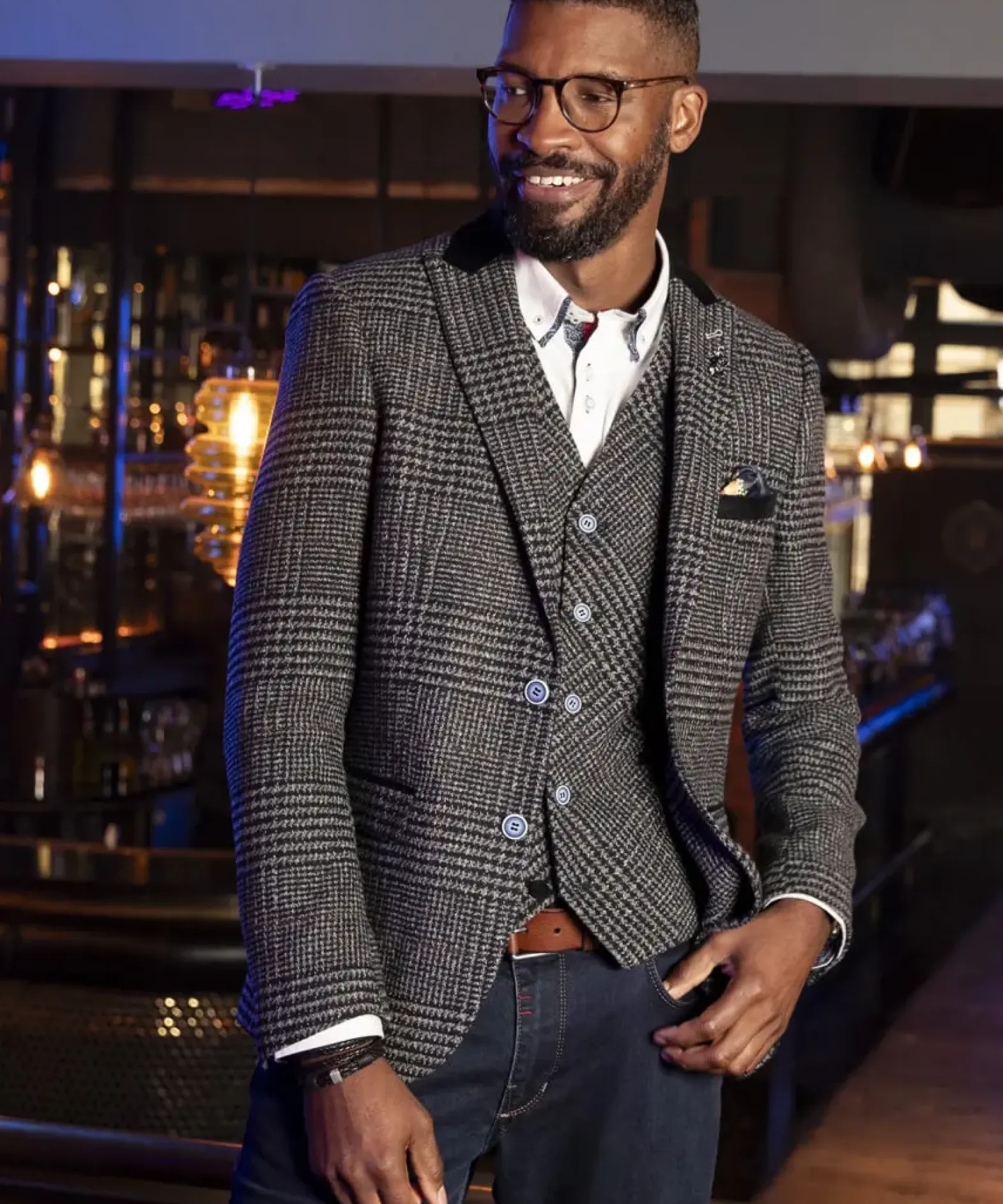 Charming Check Waistcoat