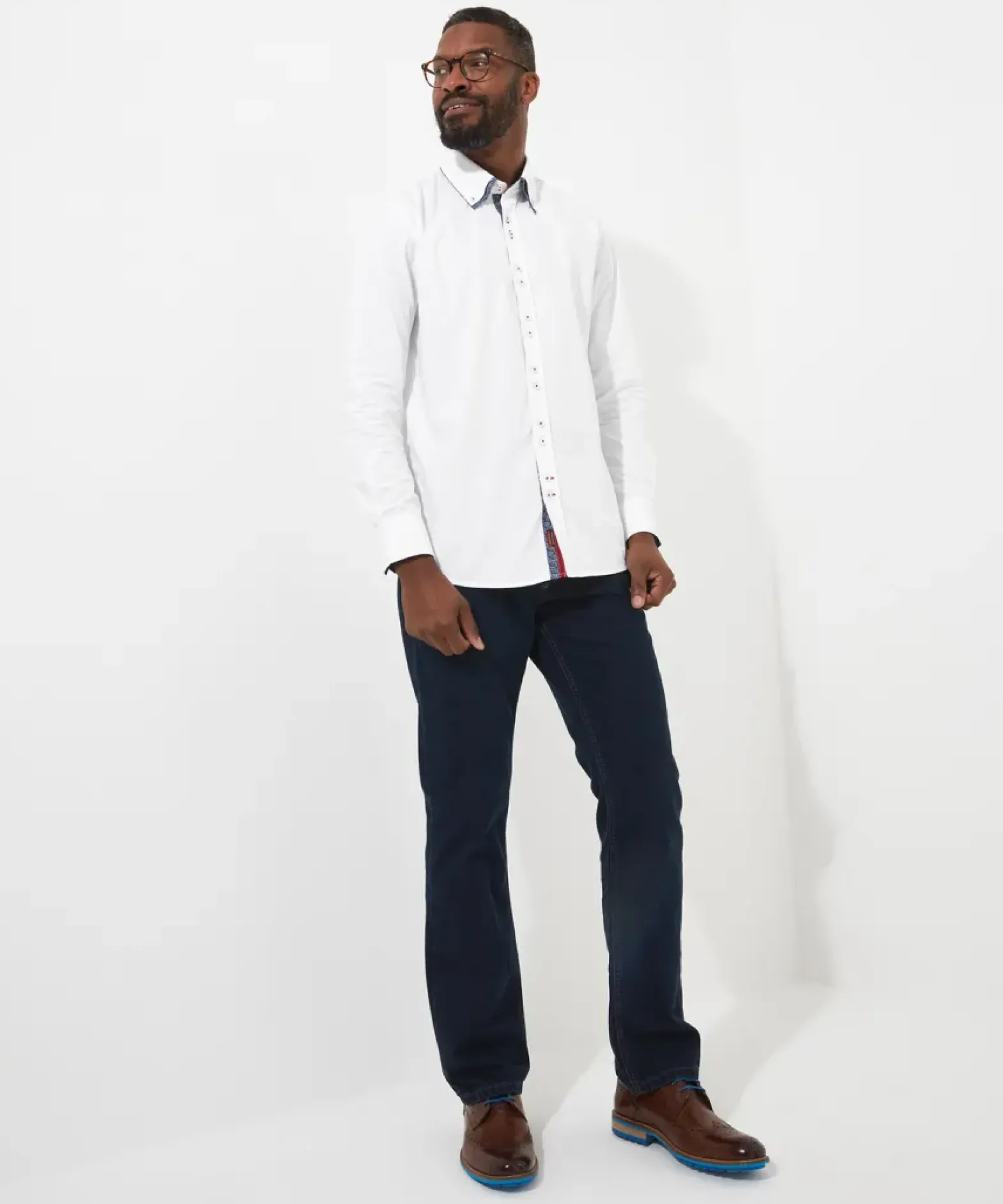 Charming Double Collar Shirt