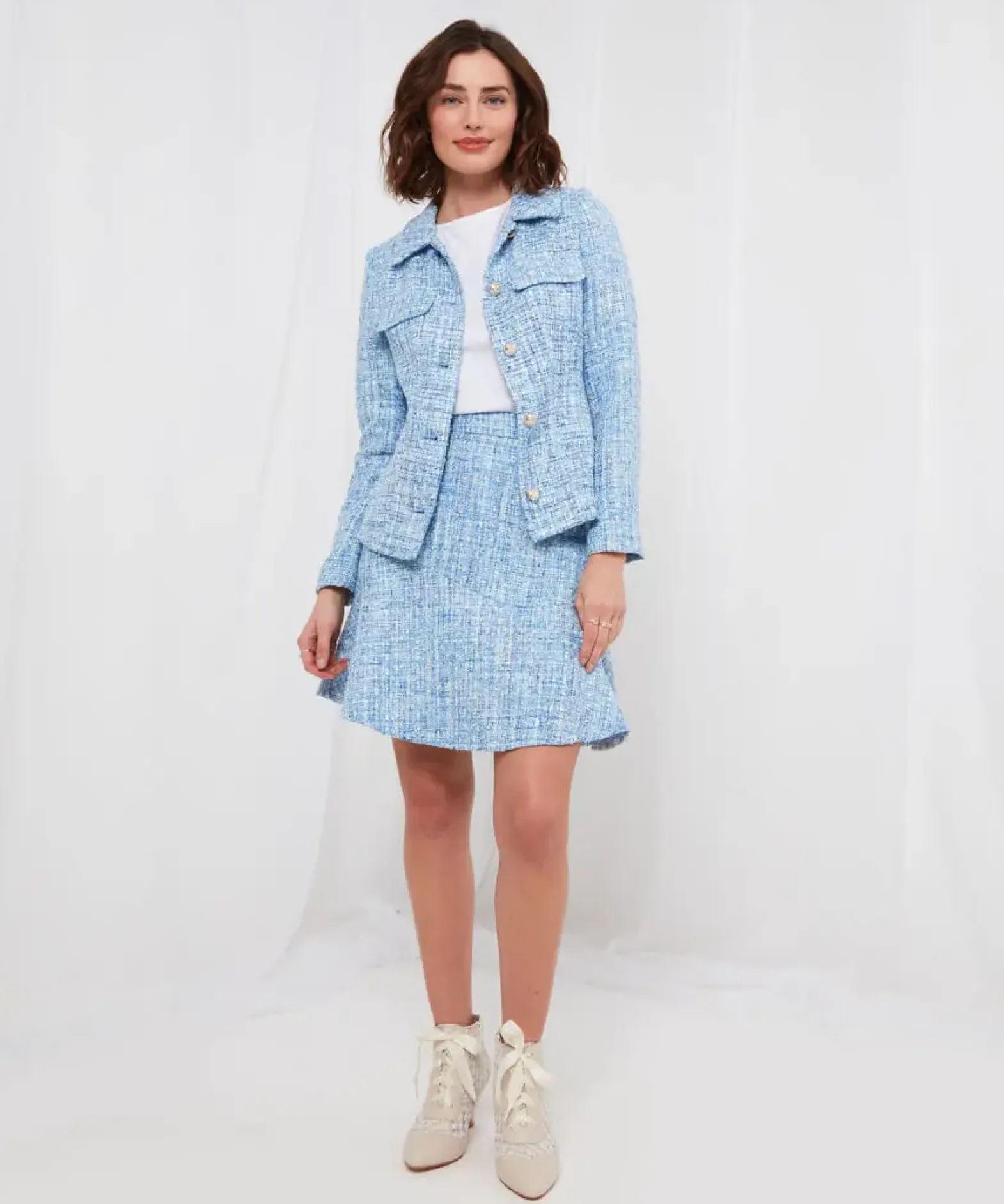 Chloe's Boucle Skirt