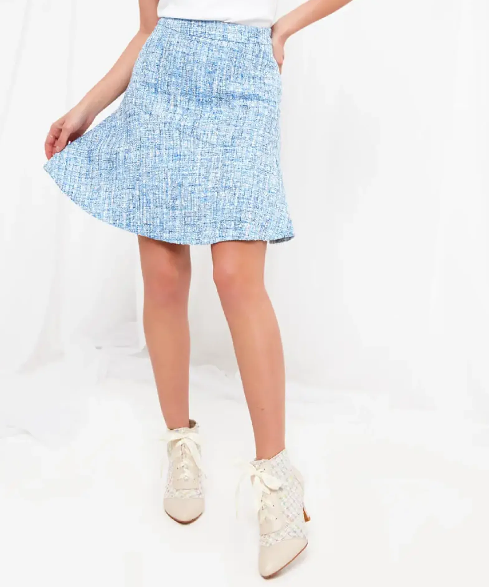 Chloe's Boucle Skirt