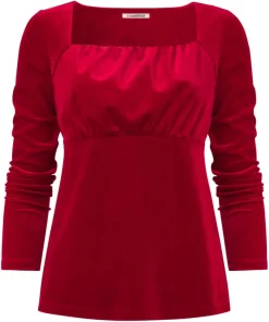 Christa Velour Top