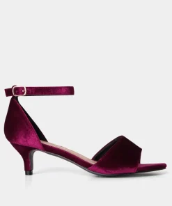 Clara Dainty Velvet Heels
