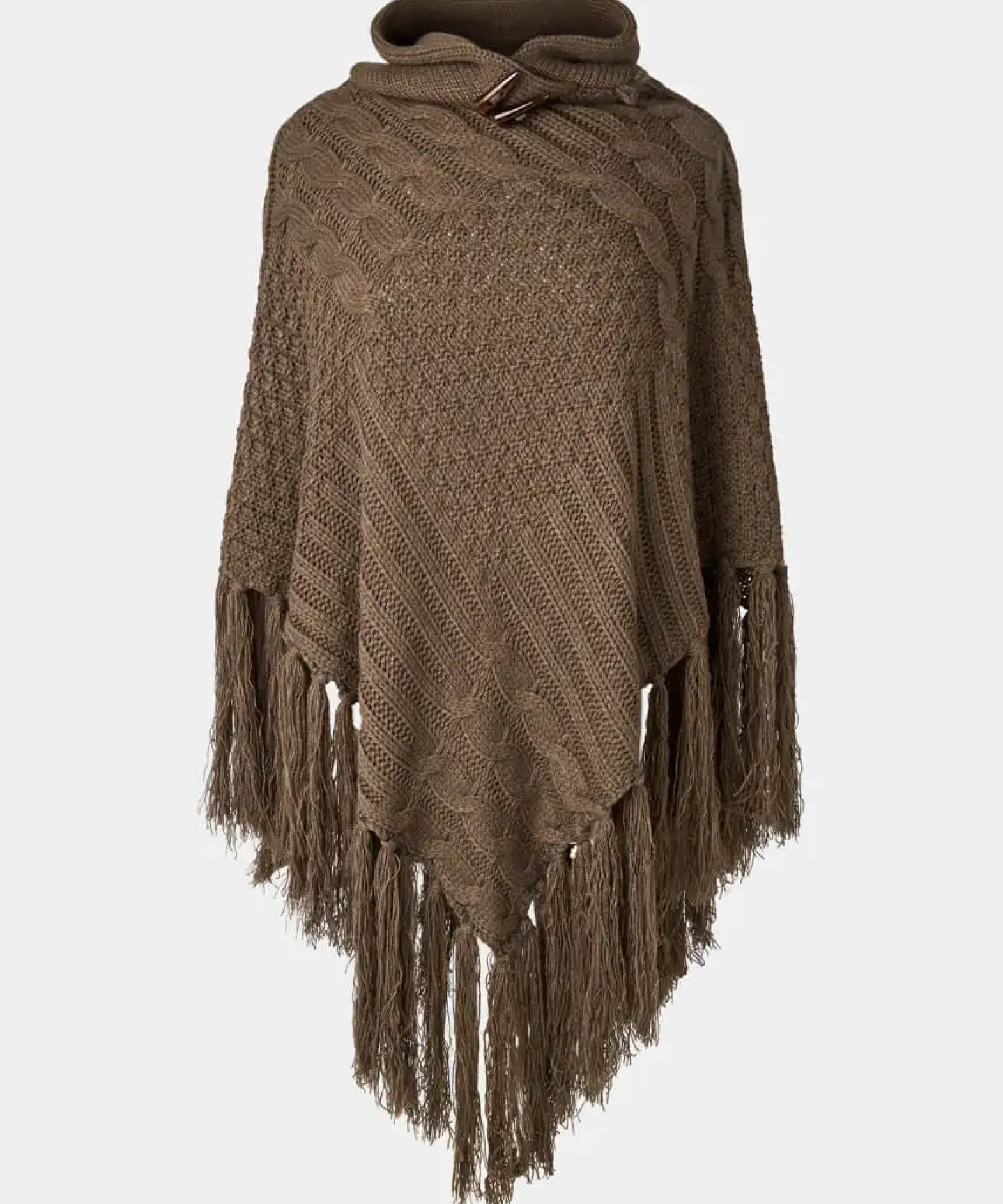 Cosy And Chic Chunky Poncho