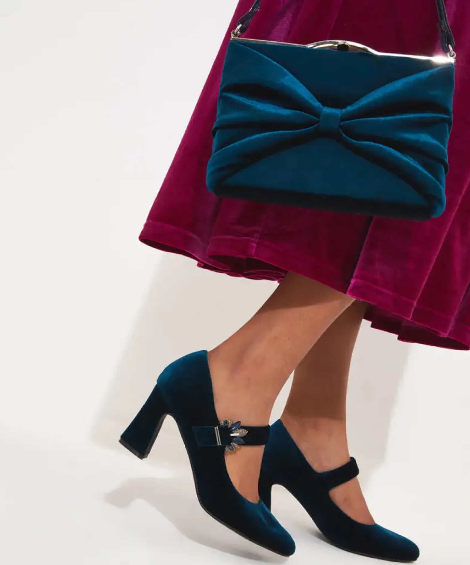 Deco Decadence Velvet Shoes