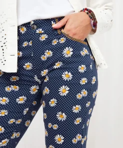 Dots And Daisies Crop Trousers