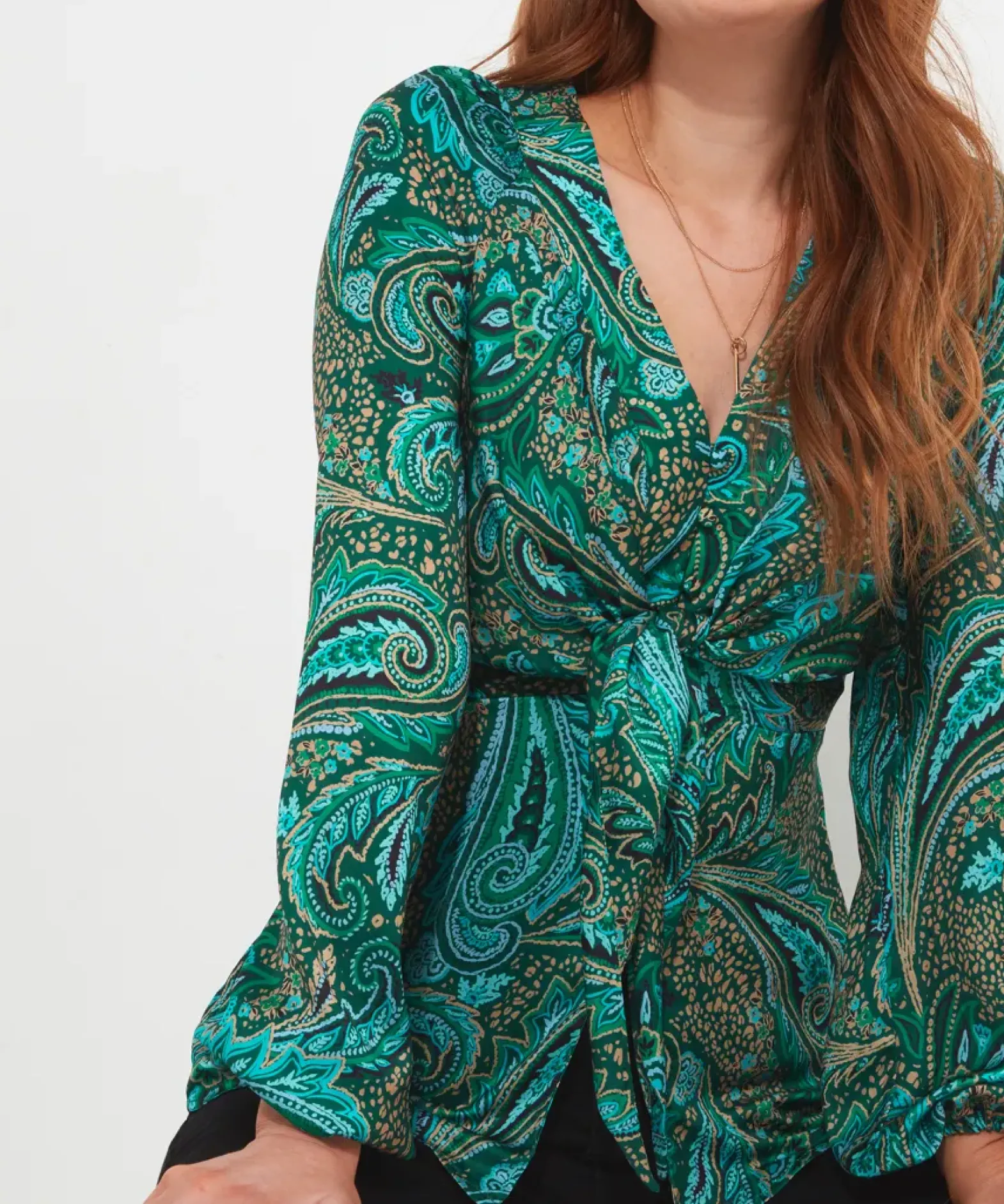 Enchanted Print Blouse