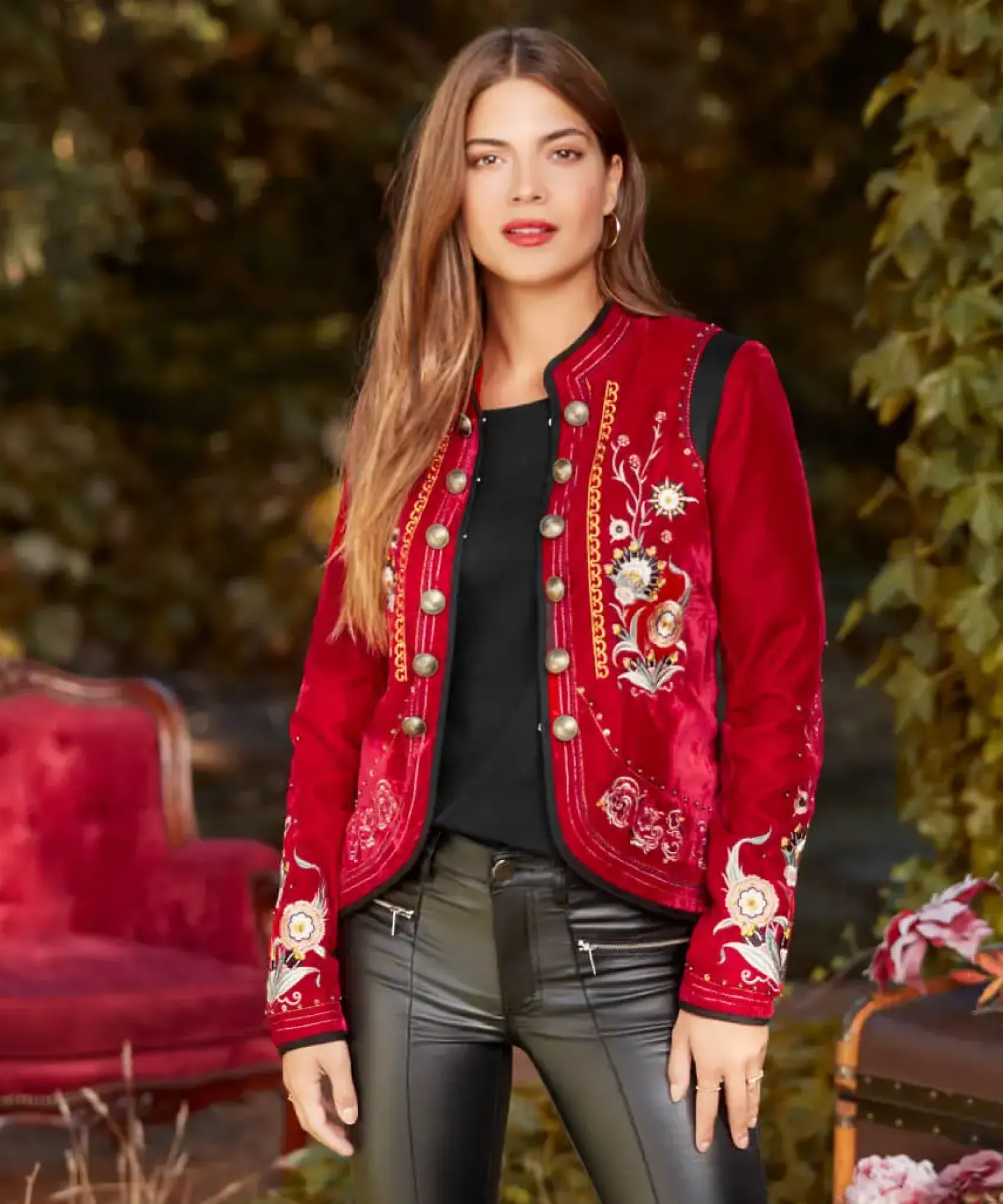 Enchanting Embroidered Jacket