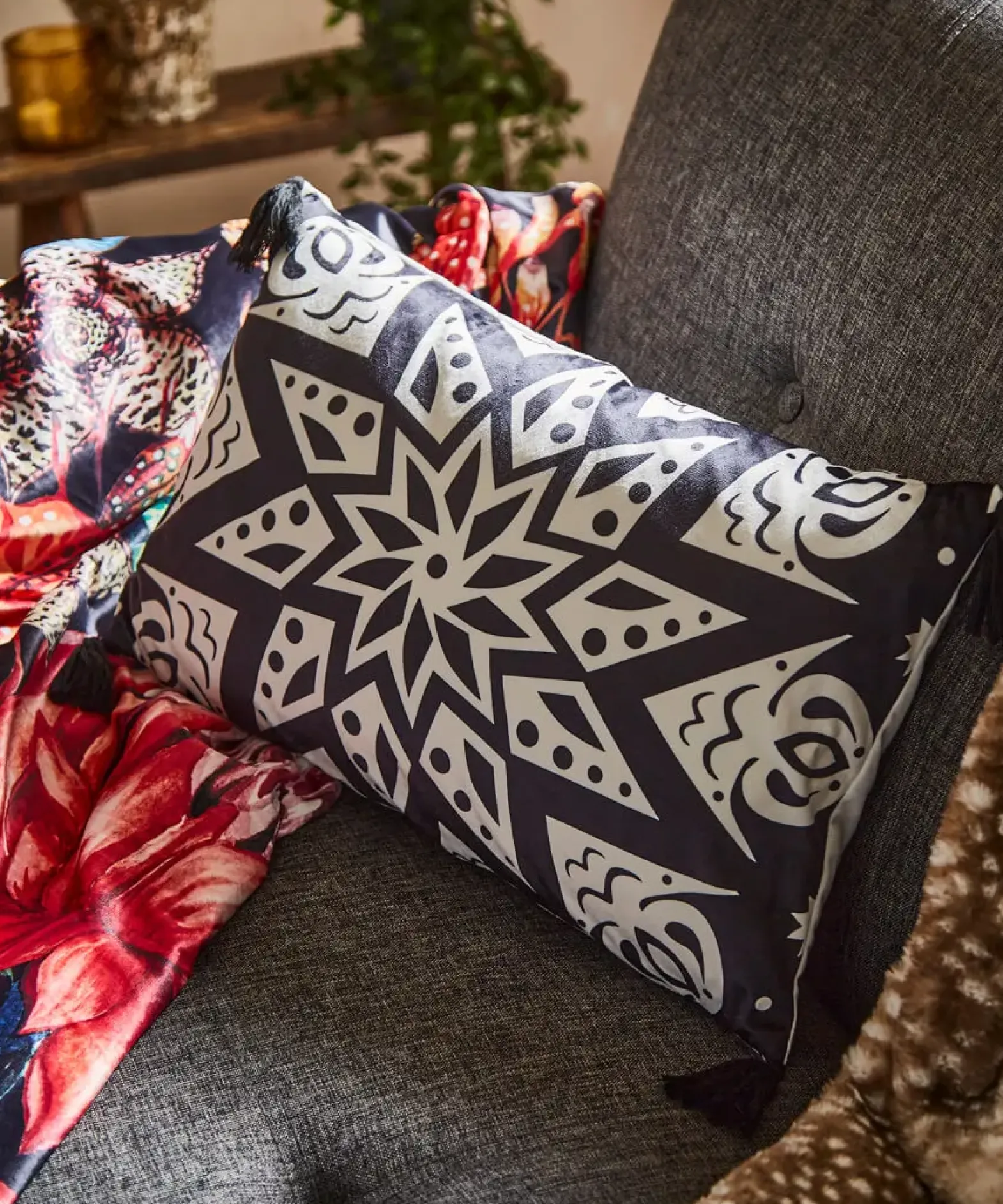 Enchanting Eye Reversible Cushion
