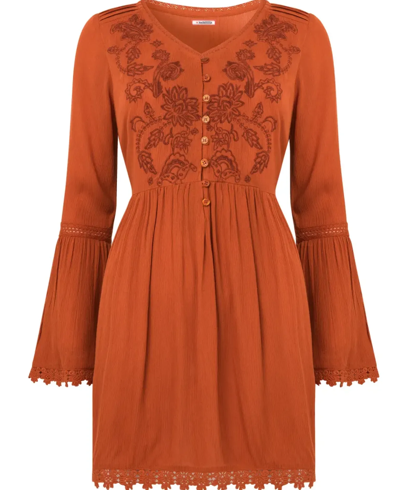 Ever So Pretty Embroidered Tunic Top