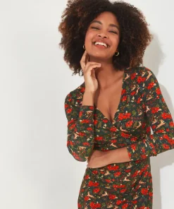 Fabulously Festive Wrap Dress