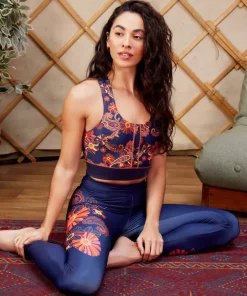 Fancy Floral Yoga Top