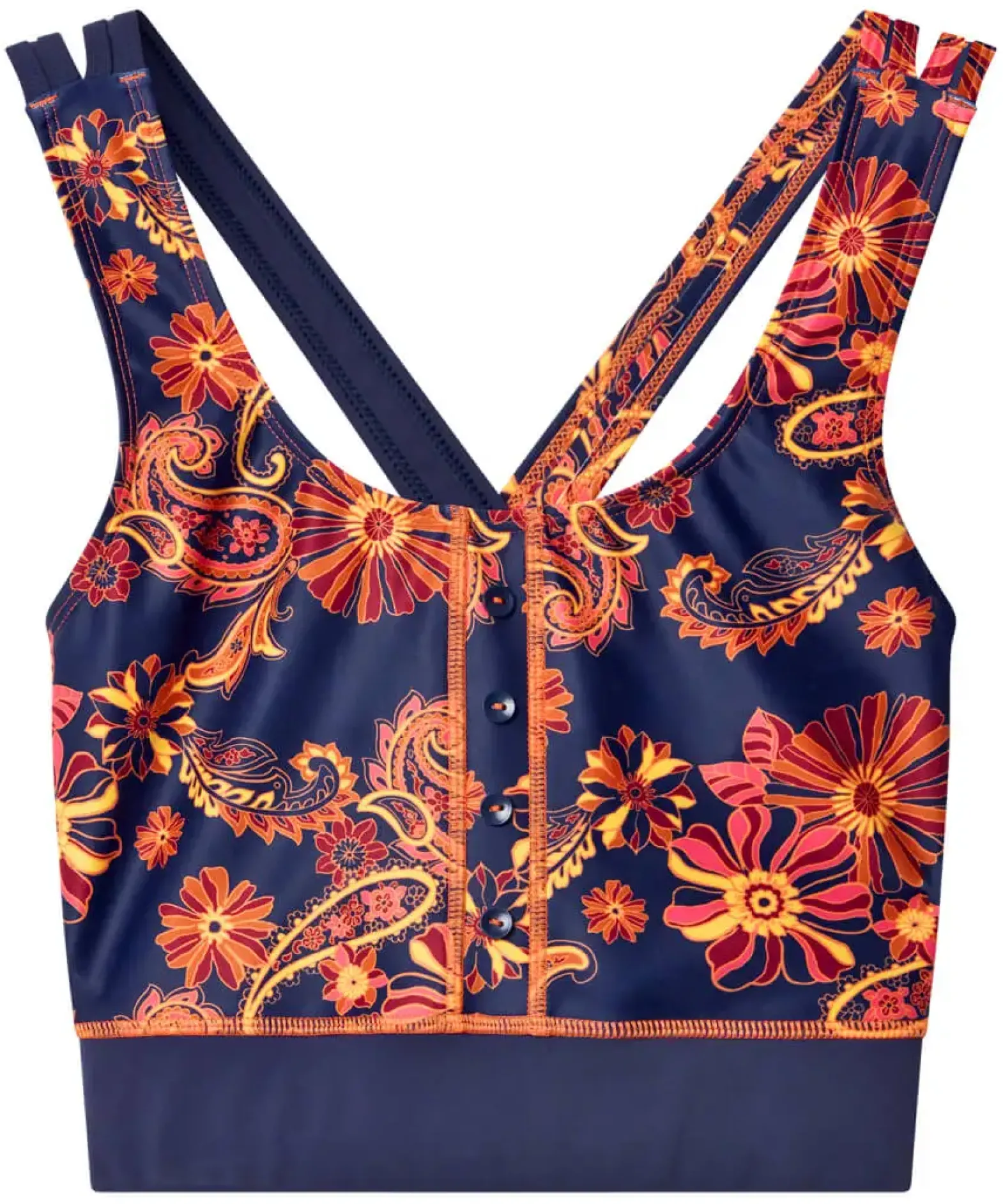 Fancy Floral Yoga Top