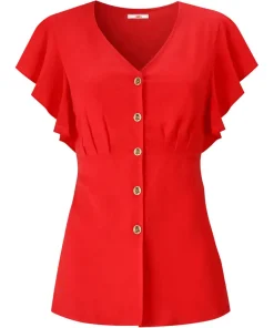 Frill Sleeve Blouse