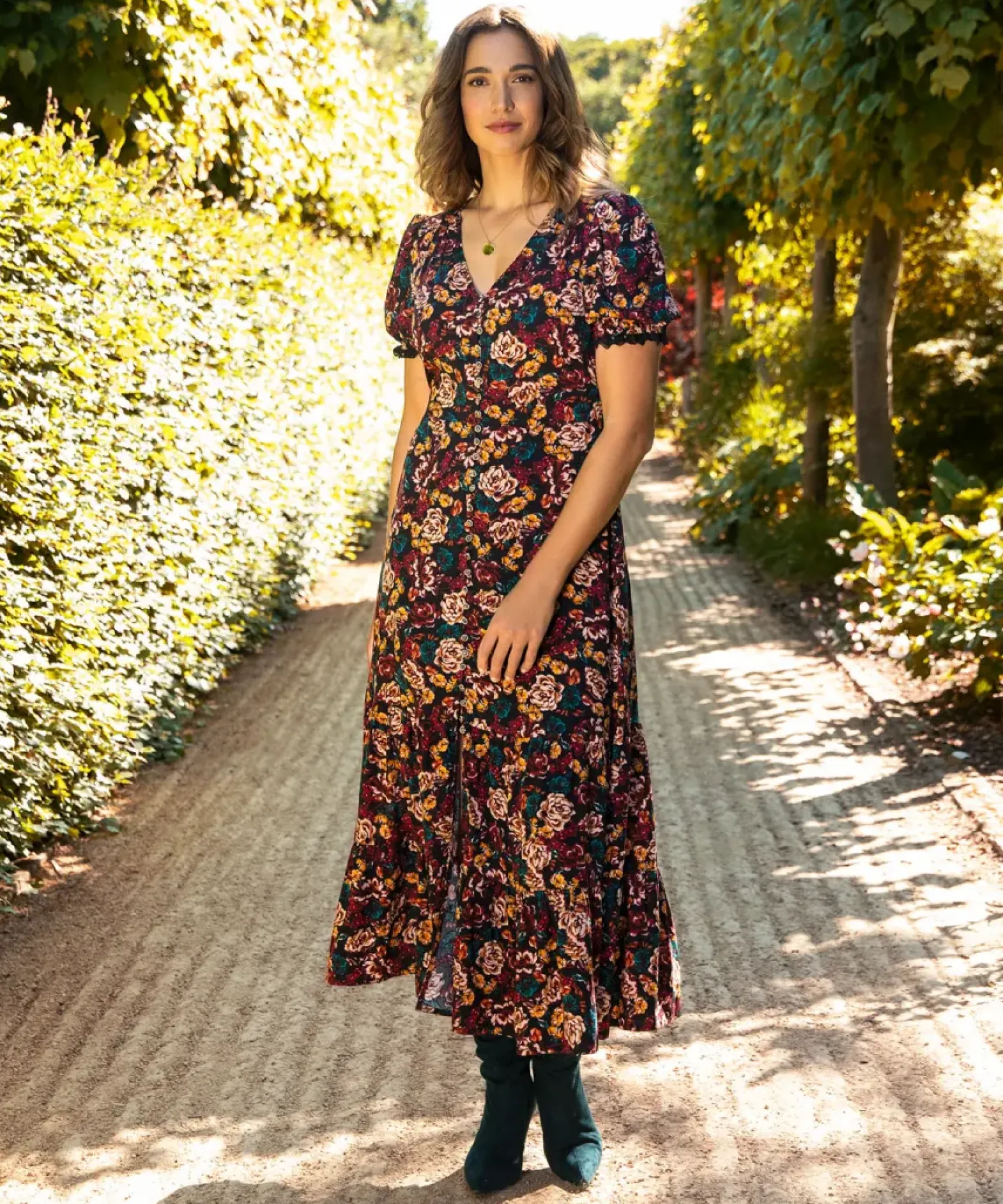 Garden Party Boho Dress