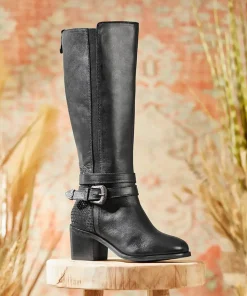 Gigi Premium Leather Rider Boots