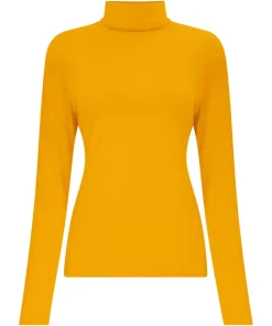 Jersey Roll Neck Top