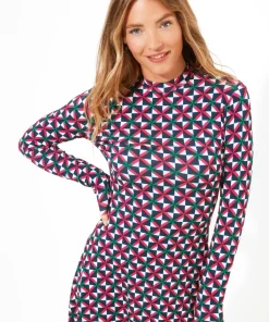 Kara Printed Jersey Dress