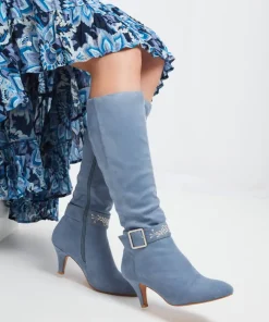 Lakeside Embroidered Detail Boots