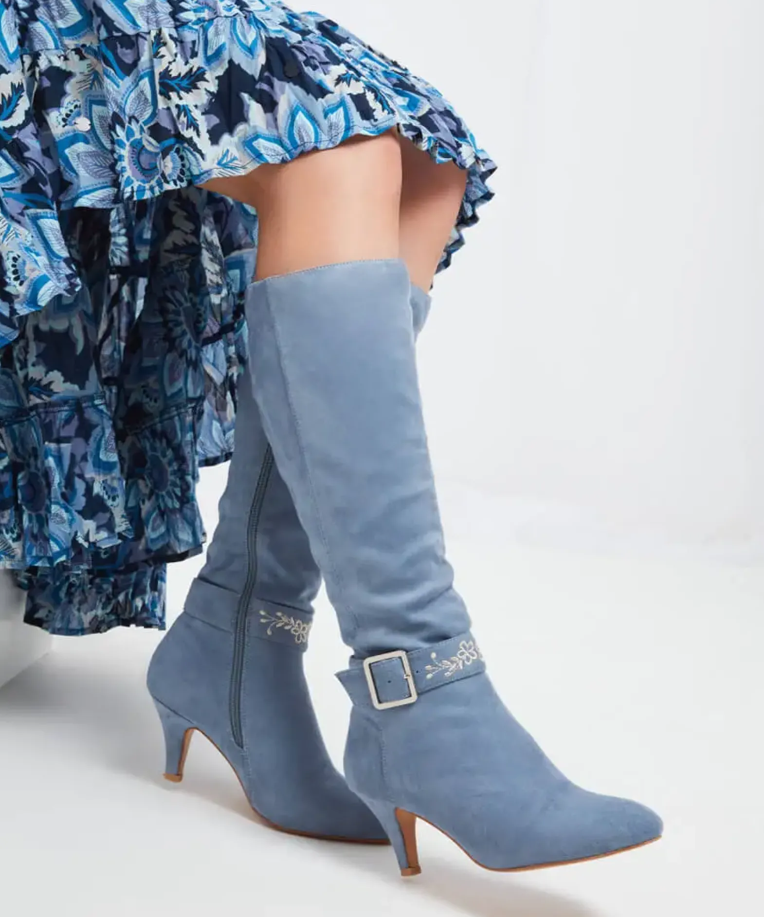 Lakeside Embroidered Detail Boots