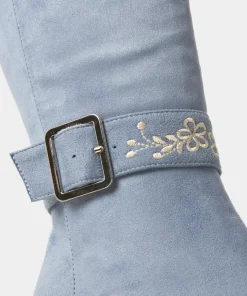 Lakeside Embroidered Detail Boots