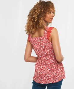 Lovely Lace Trim Top