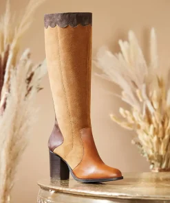 Made You Look Suede Leather Boots