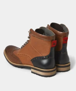 Mix Up Premium Leather Boots