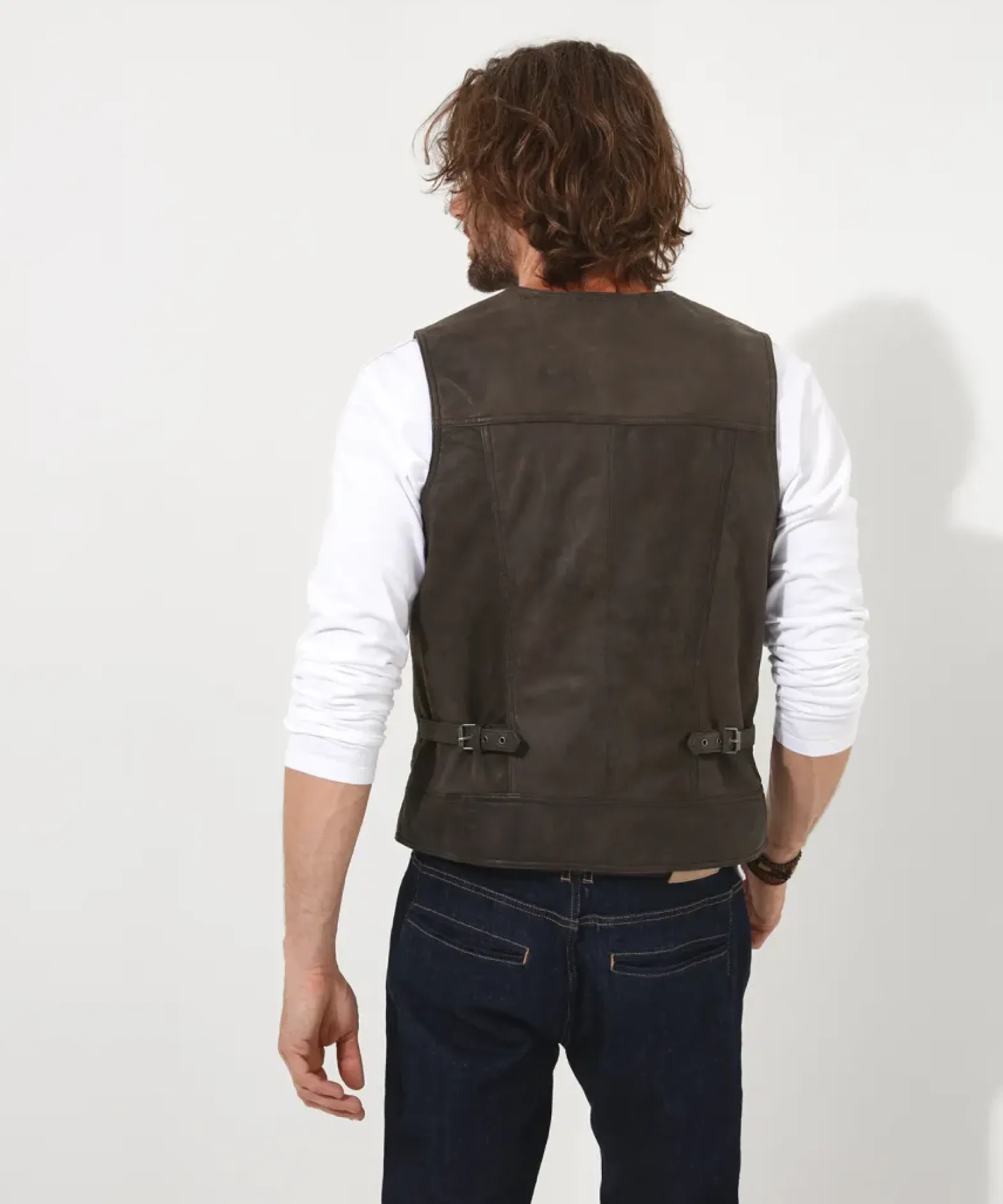 No Limits Leather Waistcoat
