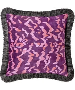 Nostalgic Nouveau Floral Reversible Cushion