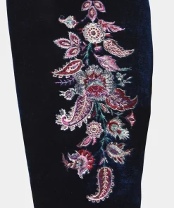 Opulence Embroidered Velvet Boots