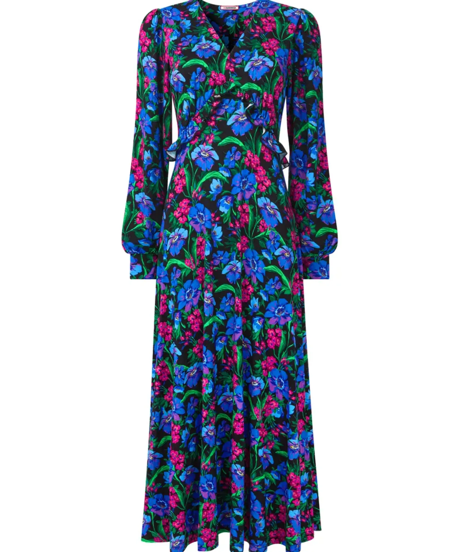 Penelope Ruffle Jersey Dress