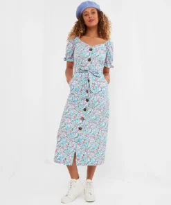 Penny Button Through Dress