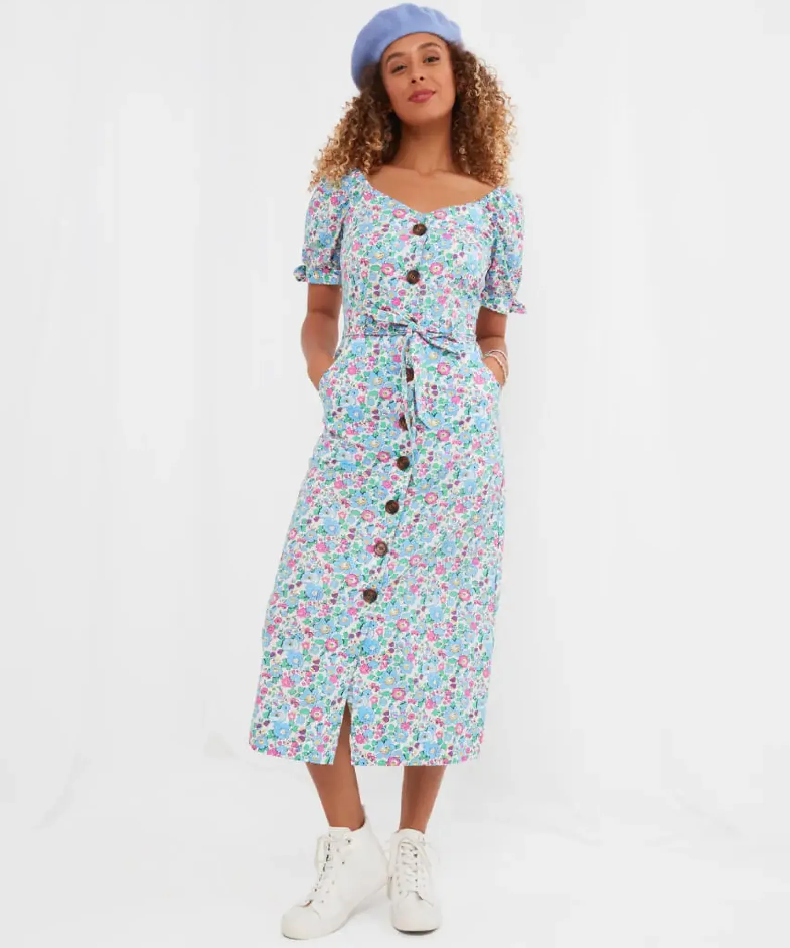 Penny Button Through Dress