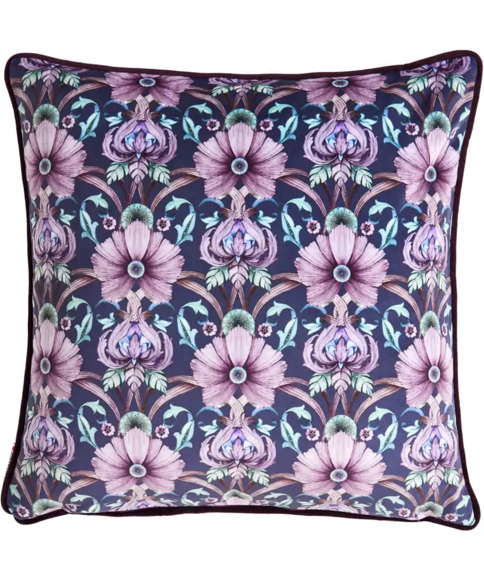 Poised Peacocks Reversible Cushion