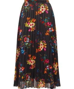 Pop Of Colour Pleated Skirt