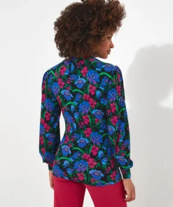 Radiant Floral Print Top