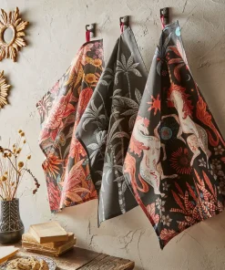 Set of 3 Endless Sunsets Print Teatowels