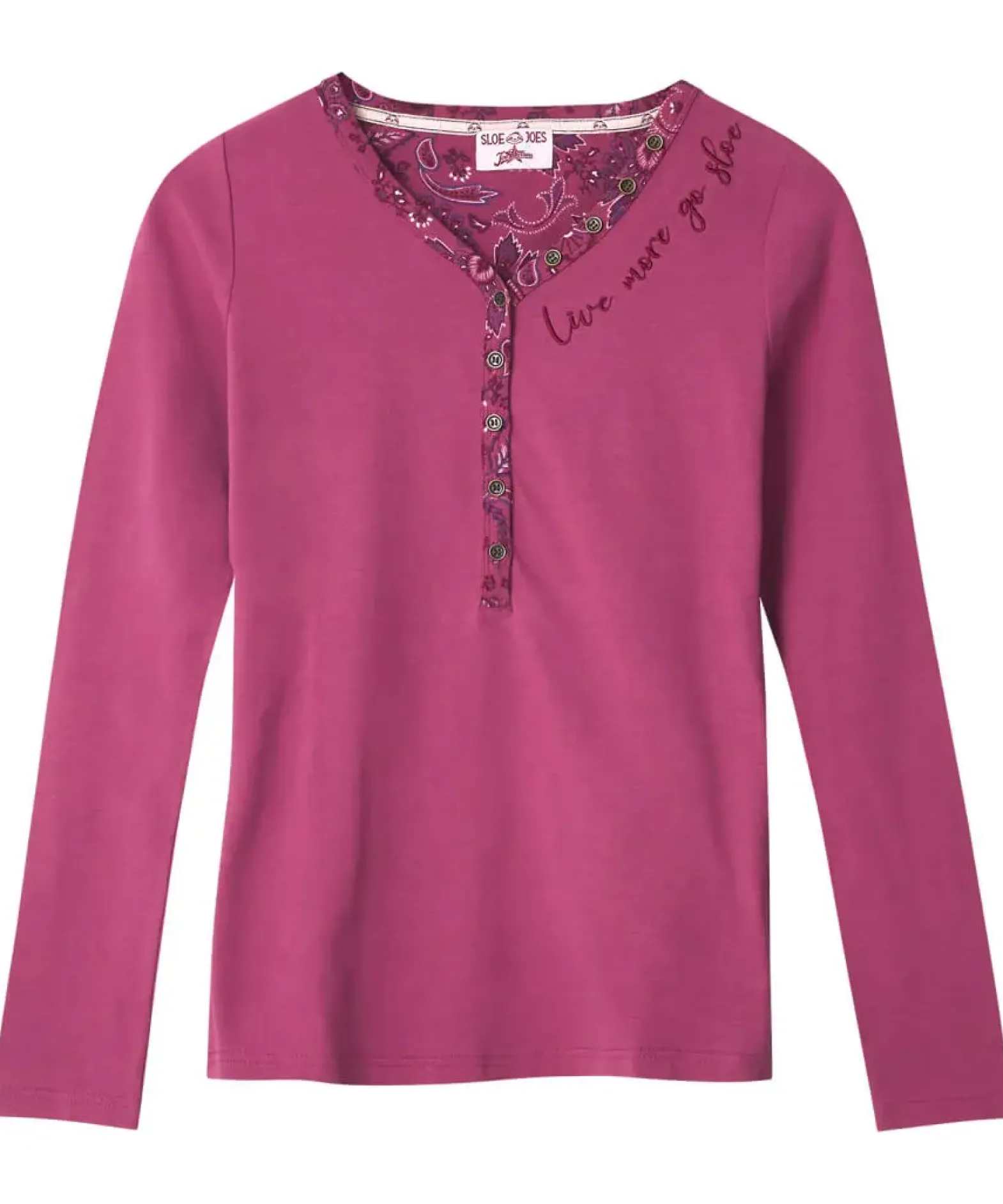 Sloe Joes Button Down Top