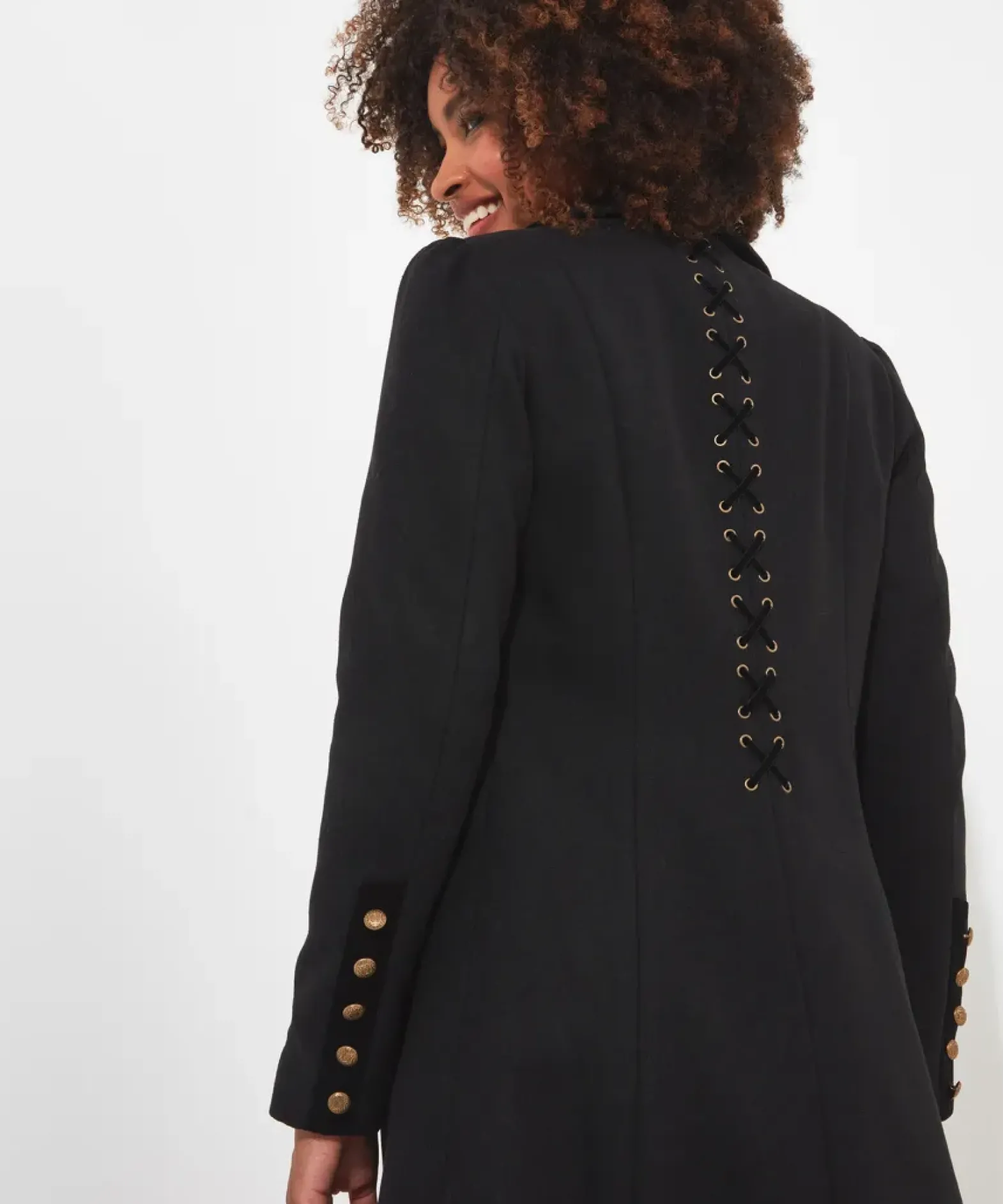 So Sophisticated Black Coat