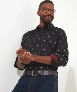 Star Embroidered Shirt