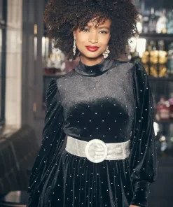 Starstruck Velour Dress